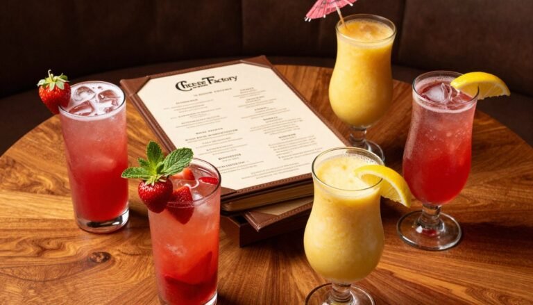 Cheesecake Factory Drink Menu