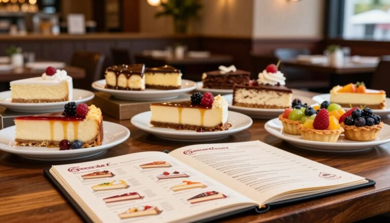 Cheesecake Factory Menu